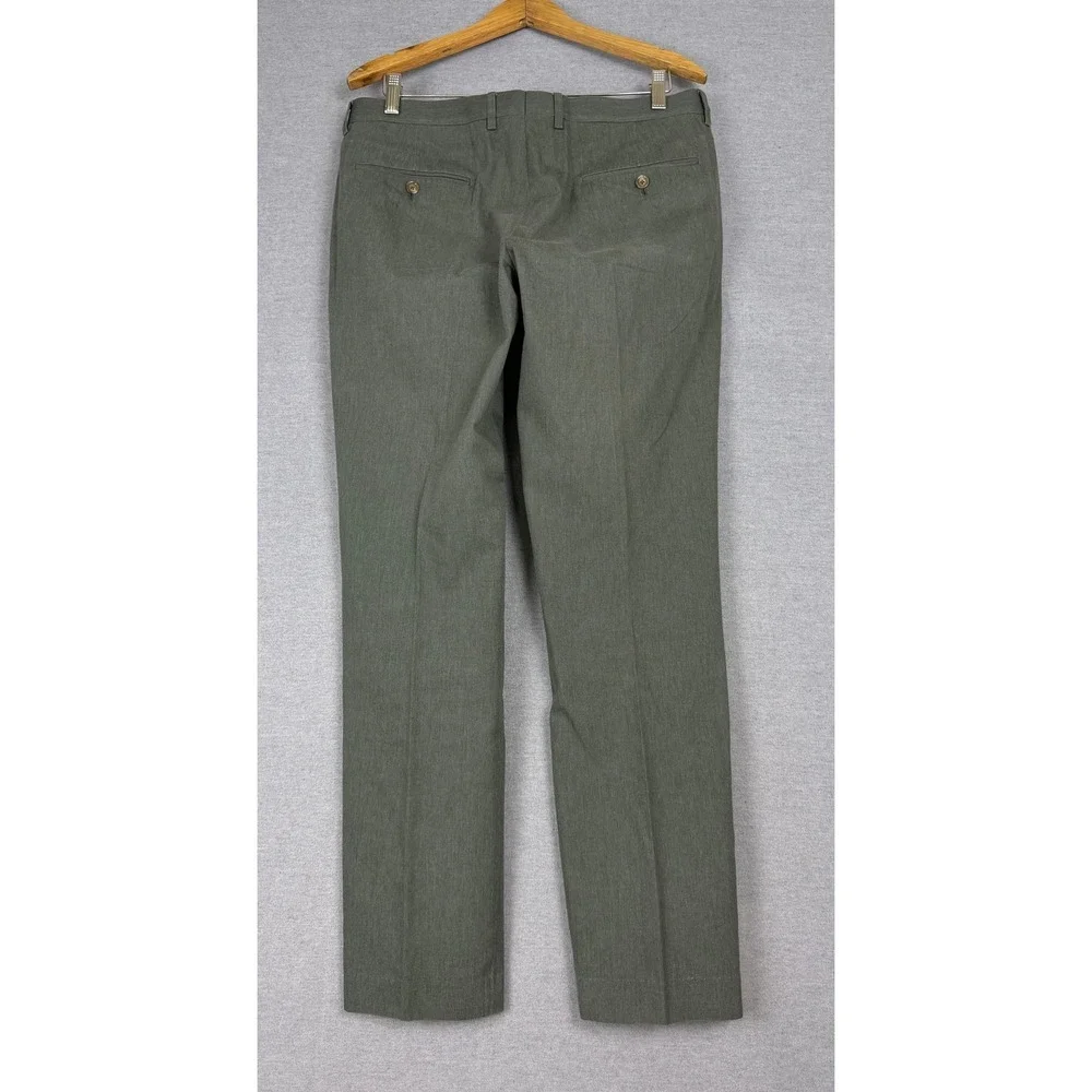 J.Crew Ludlow Slim Suit Olive Green 2 Piece Mens 42L Blazer 33x31 Pants Cotton